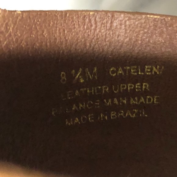 Steven, By Steve Madden, Black and brown leather straps wooden heel, size 8.5 - Picture 7 of 9